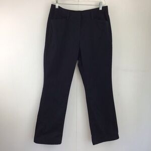 Lands’ End black bootcut chinos. Size 8